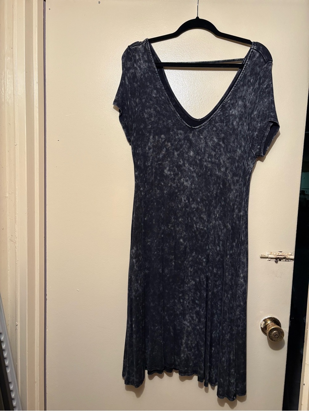 torrid Washed Black V-Neck Midi Dress worn once